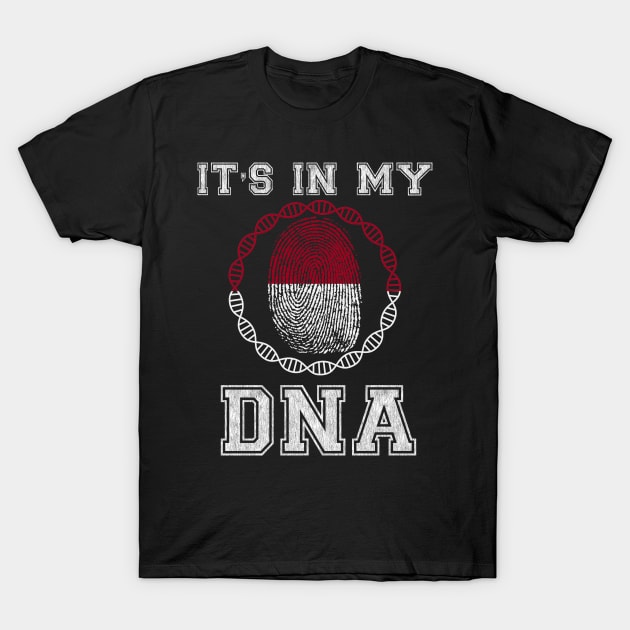 Indonesia  It's In My DNA - Gift for Indonesian From Indonesia T-Shirt by Country Flags